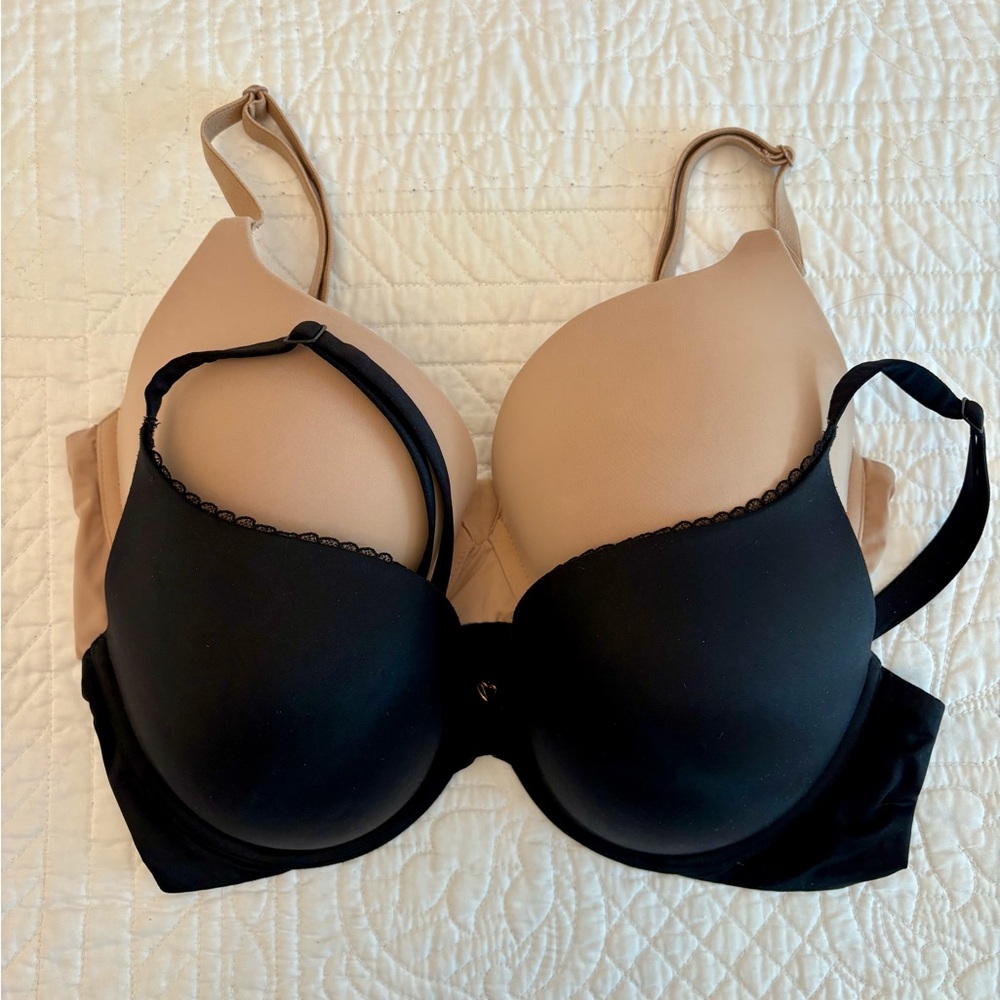 Victoria's Secret Black and Nude Bras 36D